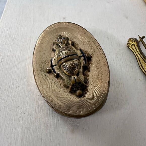 Antique Gold Fill Pins And Cufflinks 5 Piece - Picture 9 of 10